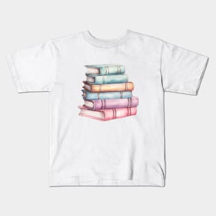 Pastel Books Kids T-Shirt